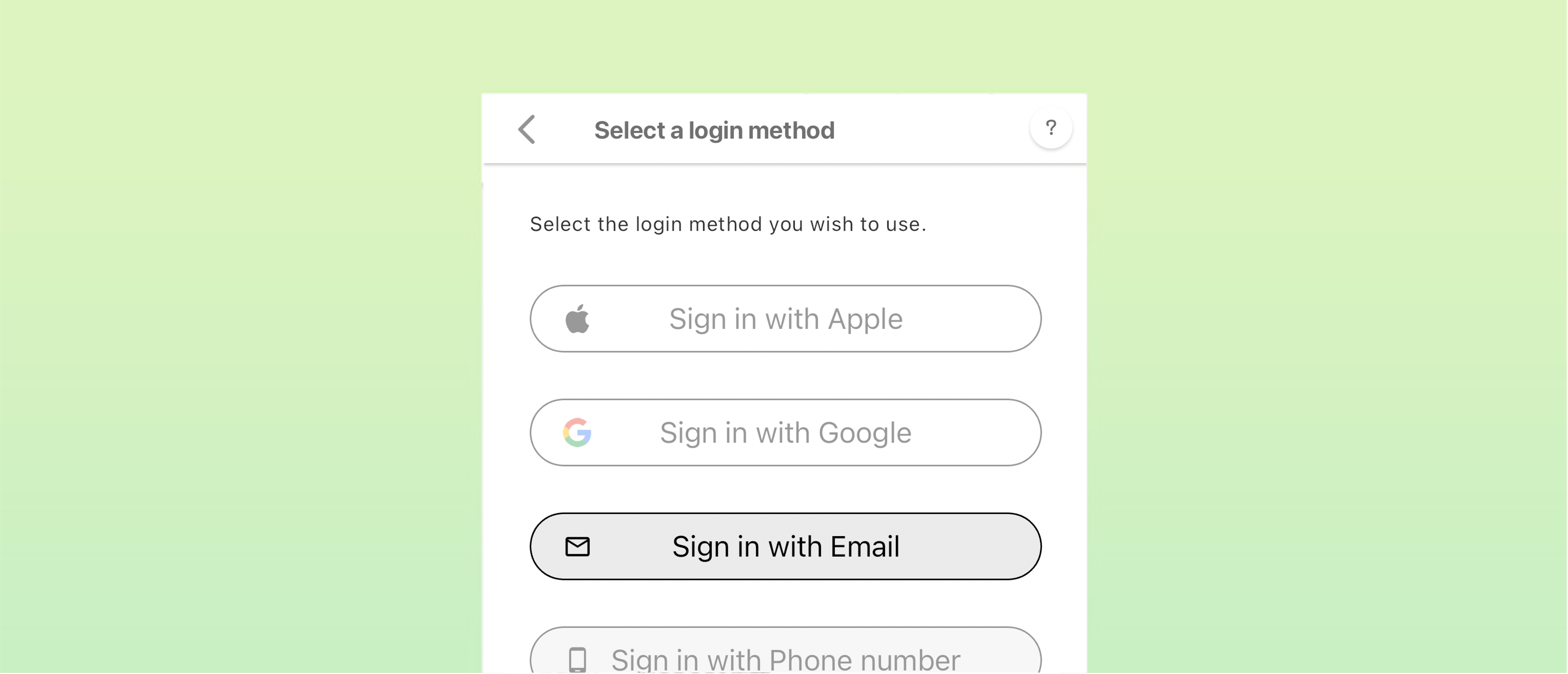 Sign in with Email (Android)